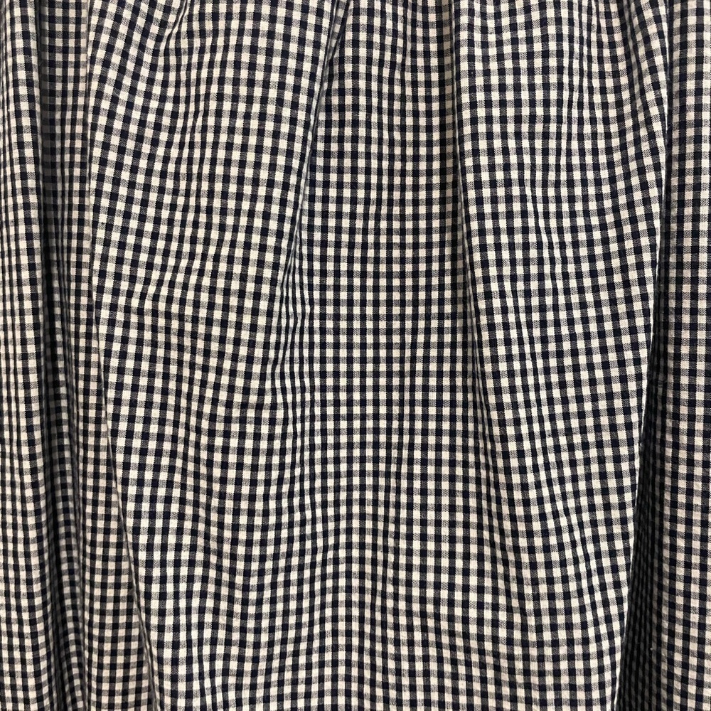 Zara Trafaluc Navy and White Checkered babydoll dress - Picture 2 of 6